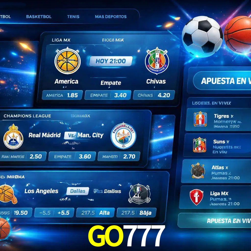 Mercados de apuestas deportivas GO777 para jugadores en México